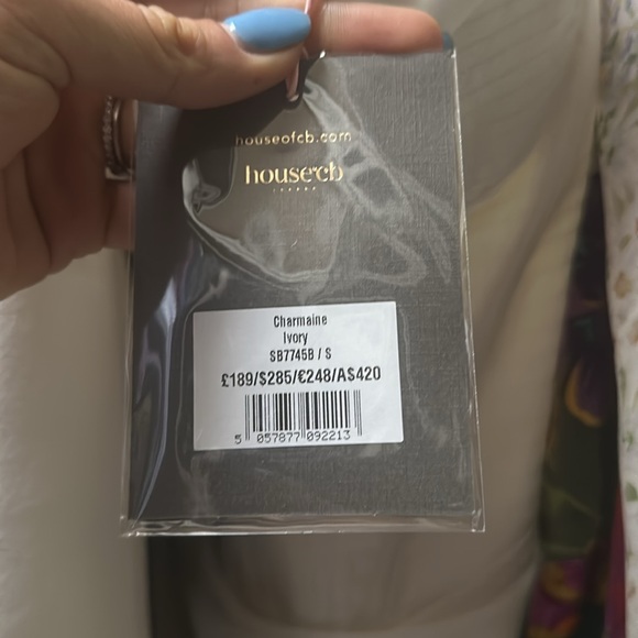 CHARMAINE House of CB 
IVORY CORSET MAXI DRESS - Picture 7 of 7